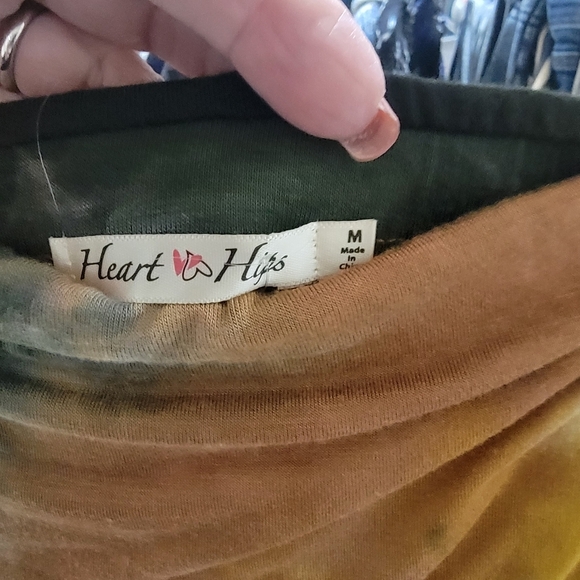 Heart Hips Olive and Mustard Jumpsuit - Picture 2 of 2